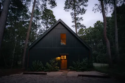 Front EXTERIOR at Hummingbird, Lost Forest Cabins
