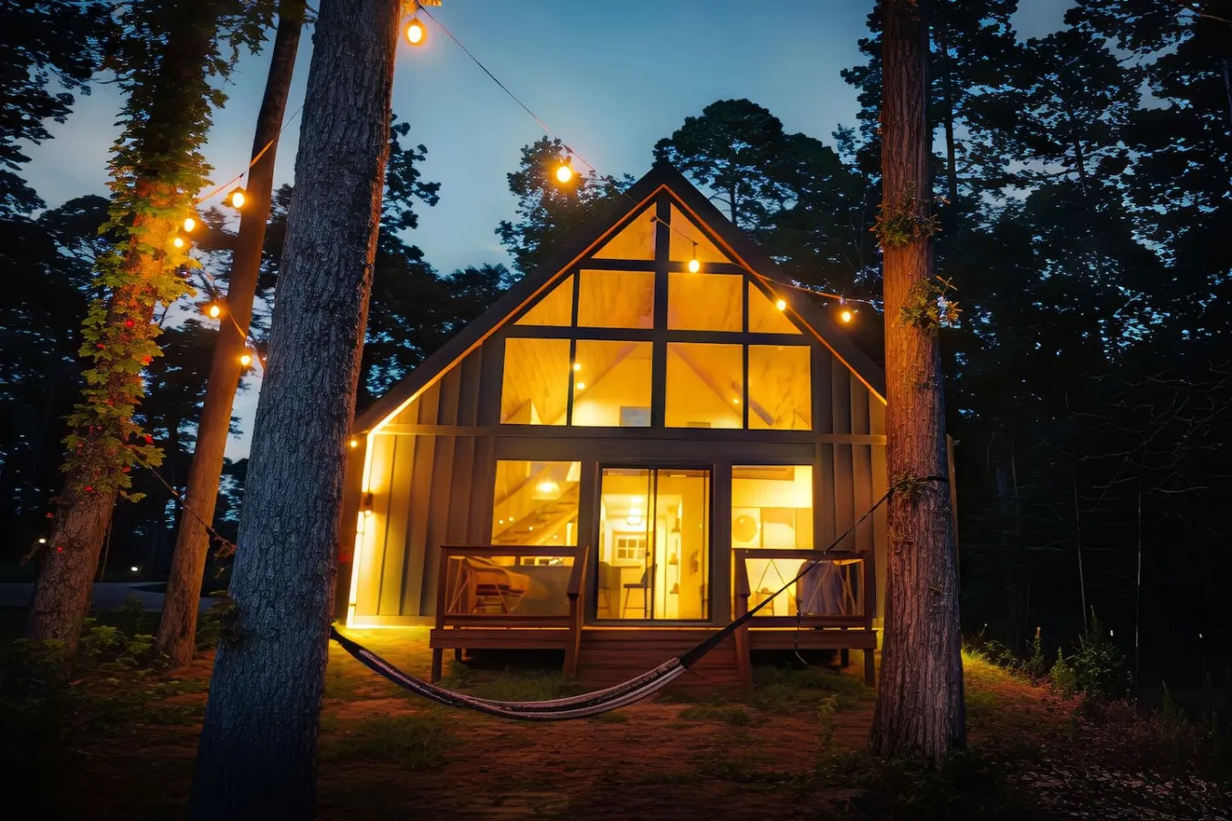 Exterior at Mullein, Lost Forest Cabins