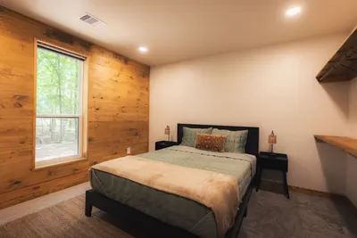 Queen Bedroom at Passionflower, Lost Forest Cabins